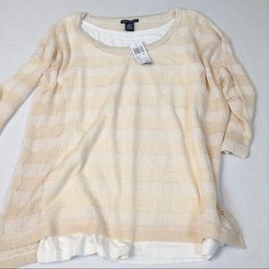 Chelsea and Theodore Top Sheer w/ Tank - M